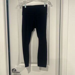 Lululemon Wunder Under Crop High-Rise *Full-On Luxtreme 23" Navy Size 6